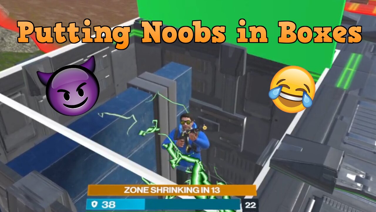 1: put a noob in a box. 2: cut a hole in the box. 3: drop a nade in that box