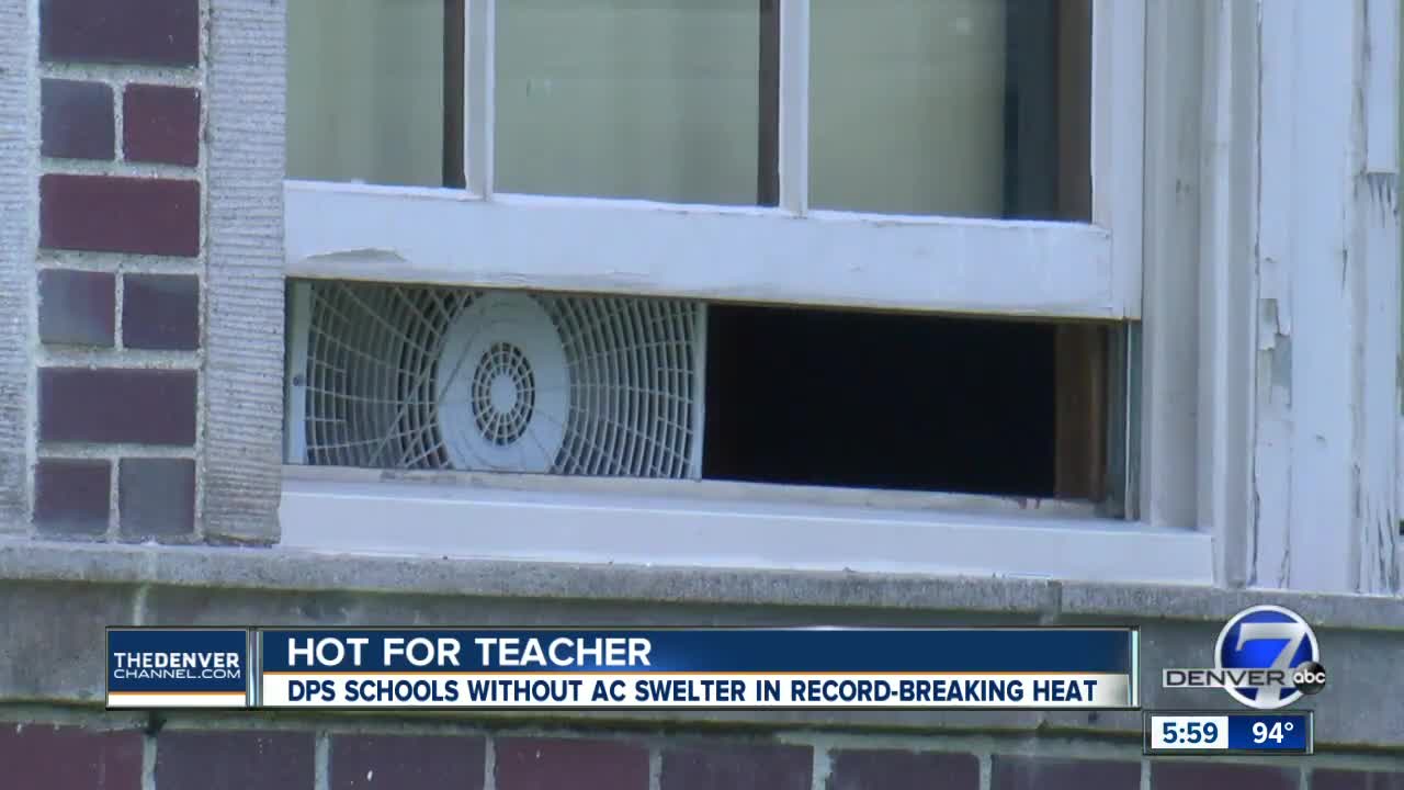 The heat is on: 60 Denver schools lack air conditioning as city heats up to 98 degrees