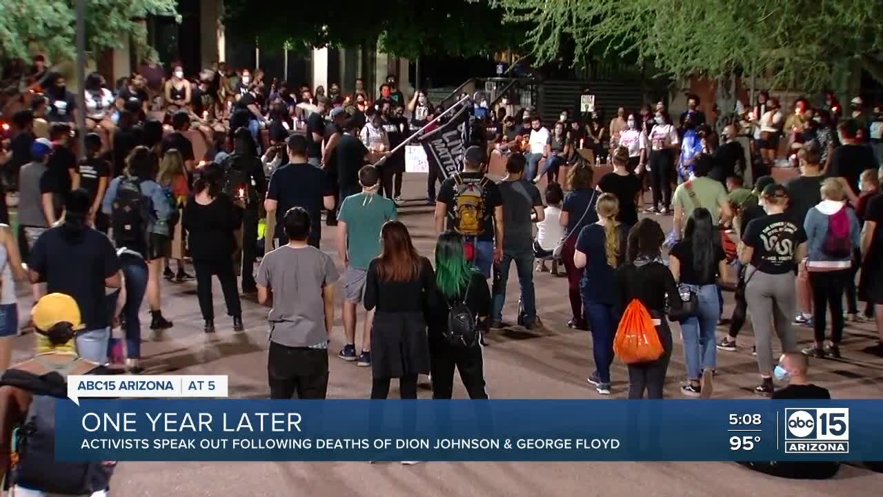 Local activists reflect on changes one year after Dion Johnson's death
