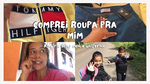 Comprei roupa pra mim e pro boy magia- Tô com ideia de vídeo diferente- Alegria deles 😍😍