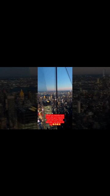 BEST VIEW IN NYC! #omgitsdezi #shorts #vblog