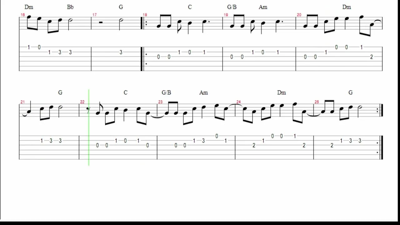 DEUS DE PROMESSA [ TABLATURA SOLO ] prof. Jaime Toledo
