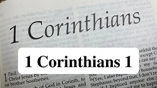 1 Corinthians Chapter 1