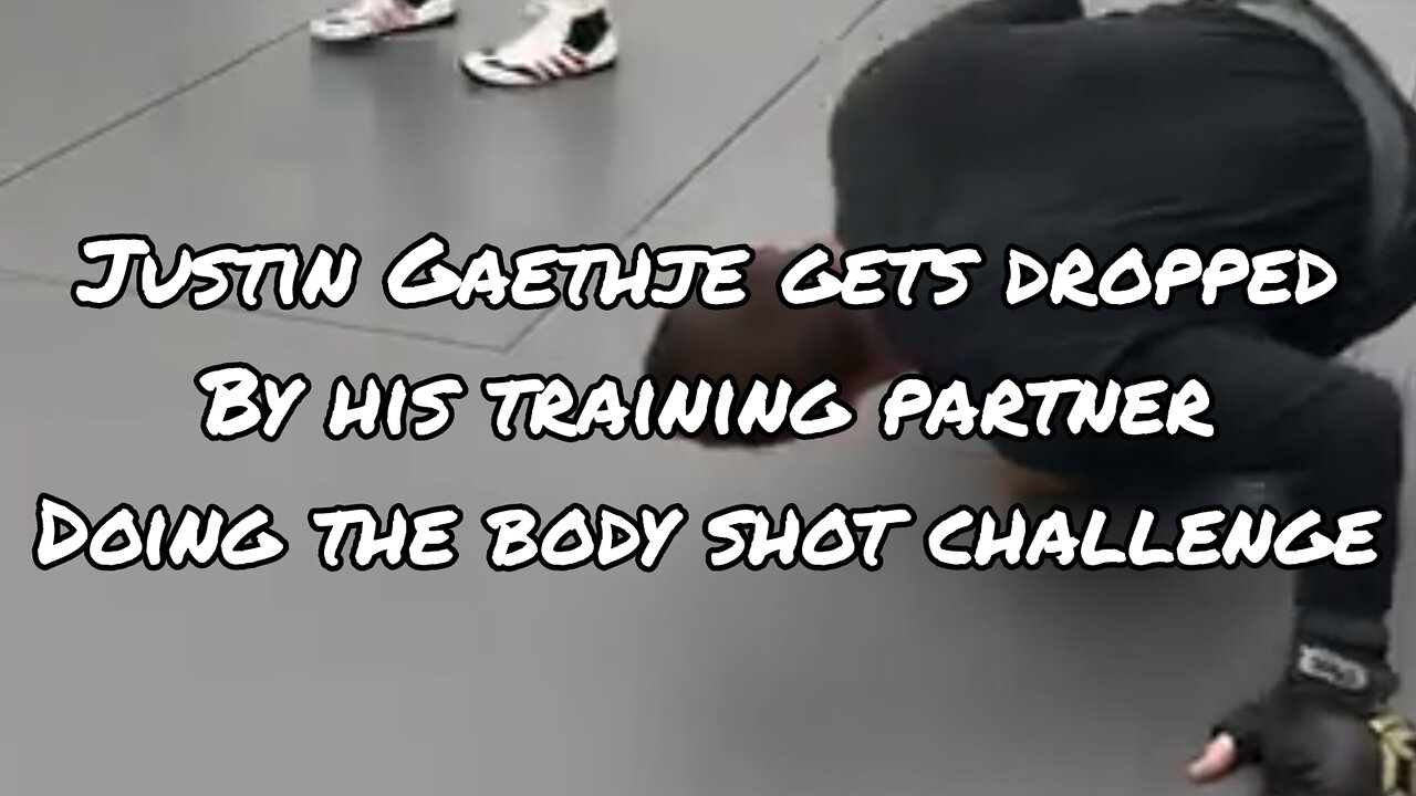 Justin Gaethje gets dropped by his Mexican training partner