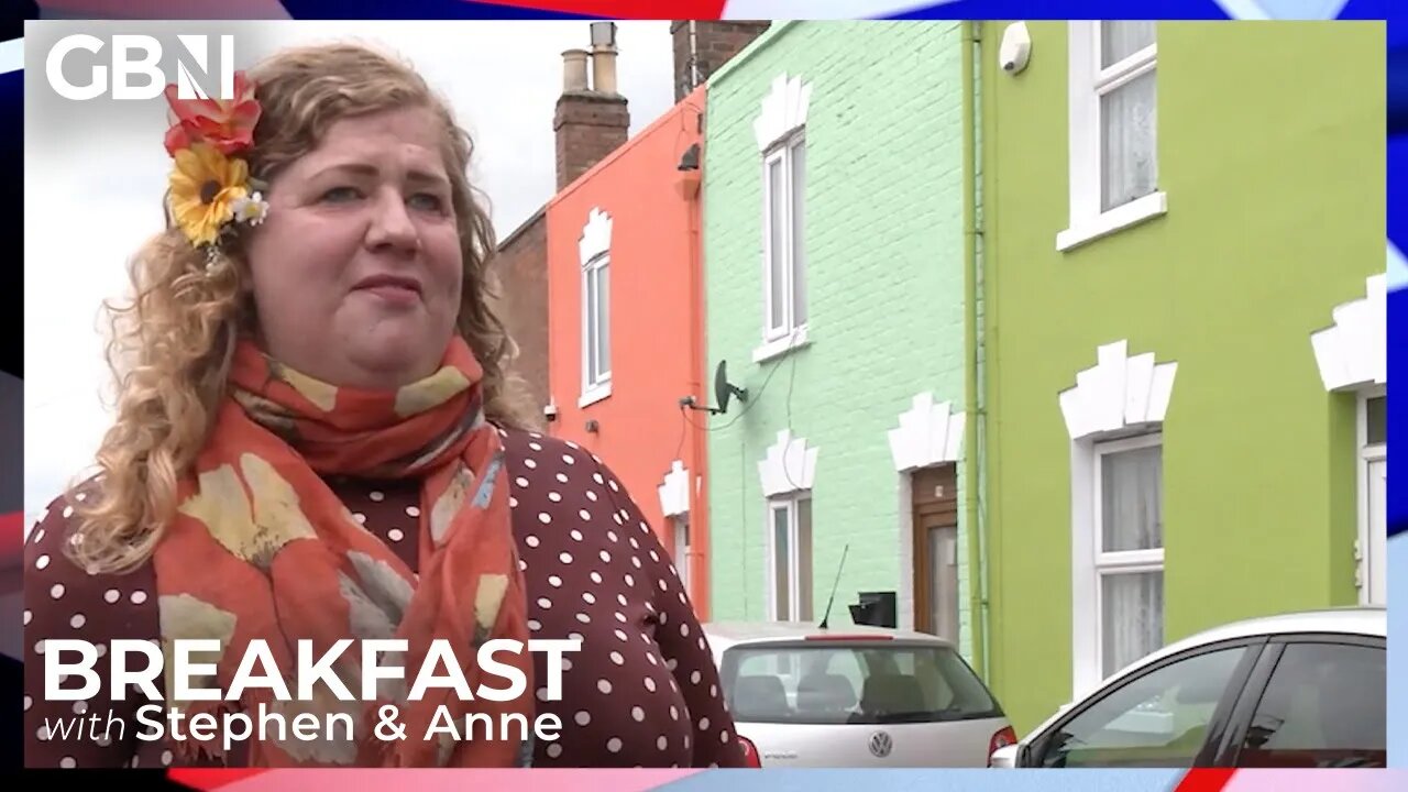 Gloucester houses have been turned into an explosion of colour resulting in a BOOST in house prices