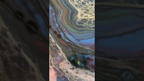 #acrylicpouring swipe