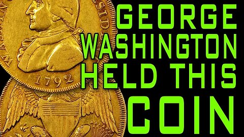 George Washington's GOLD Pocket Piece. (Rare Pattern Coin Up For Auction)