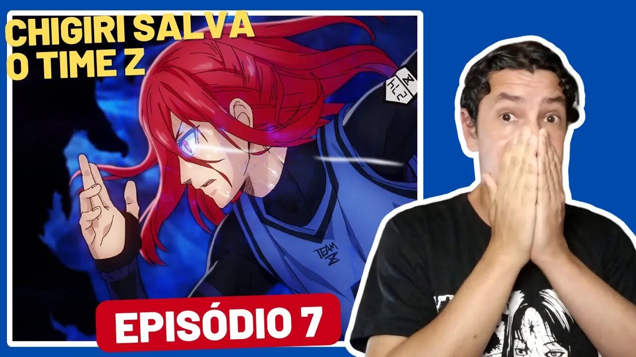 React BLUELOCK Episódio 7 PTBR | A Recuperação de CHIGIRI