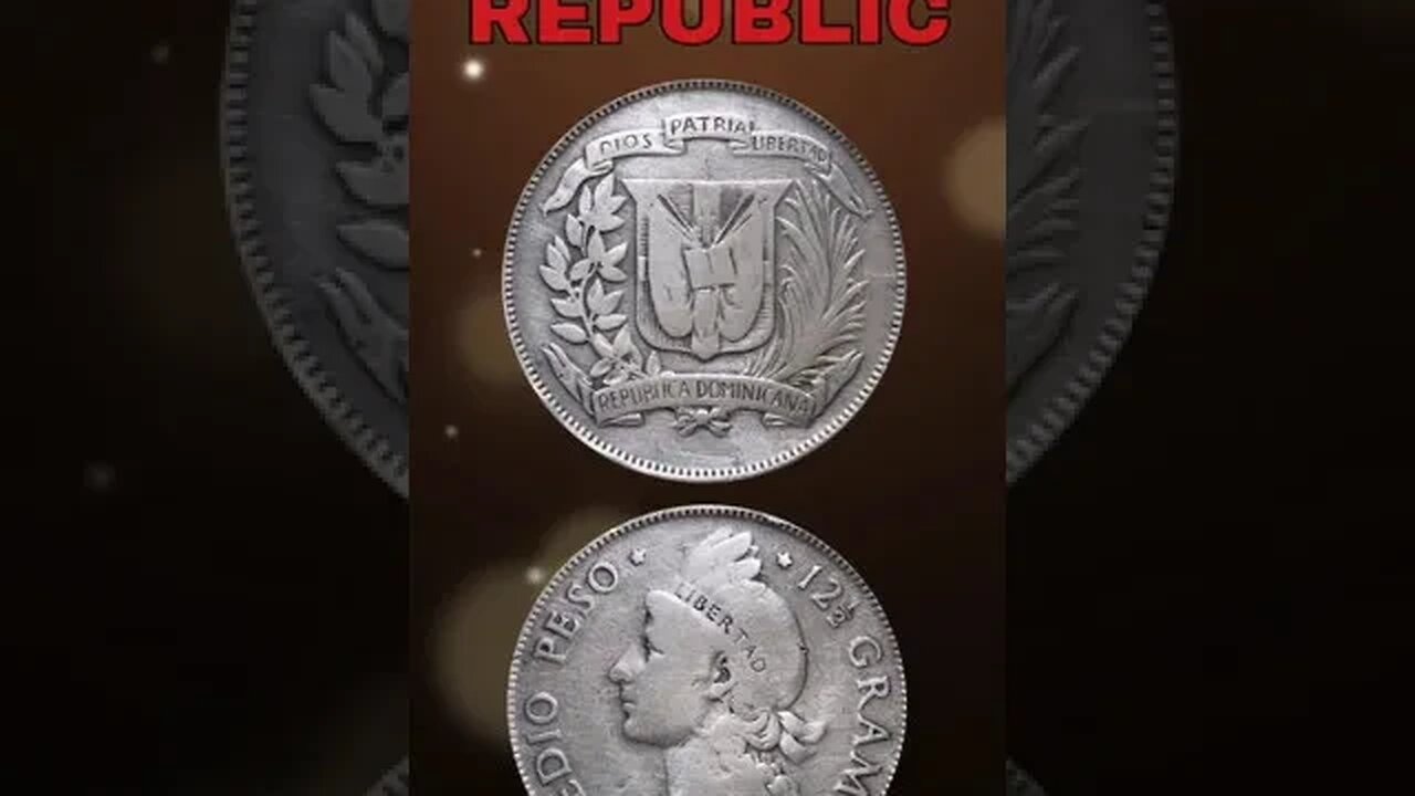 Dominican Republic ½ Peso 1937. #shorts #viral #coinnotesz