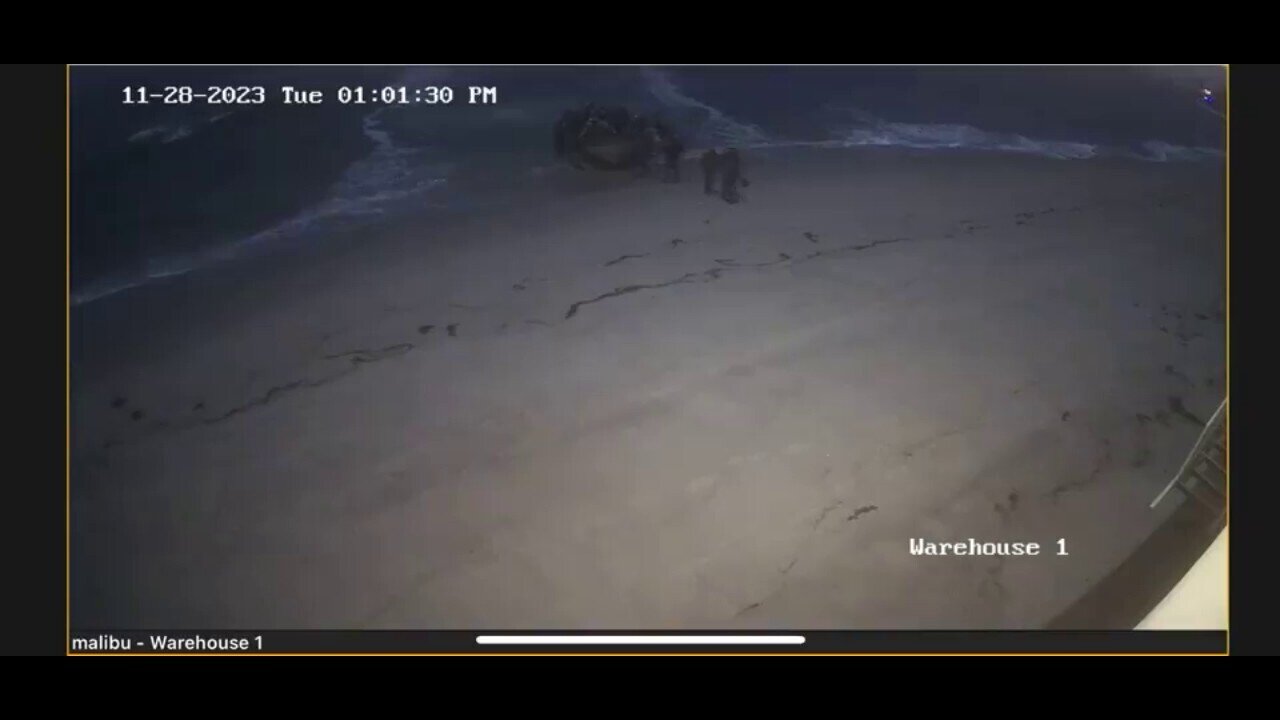Video Shows The Moment Boat Full Of Illegal Immigrants Lands Near Celebrity Homes In Malibu