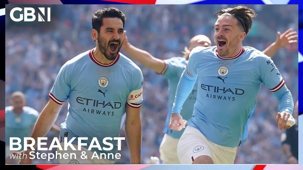 Manchester City remain on course for a HISTORIC Treble after victory in the FA Cup final at Wembley