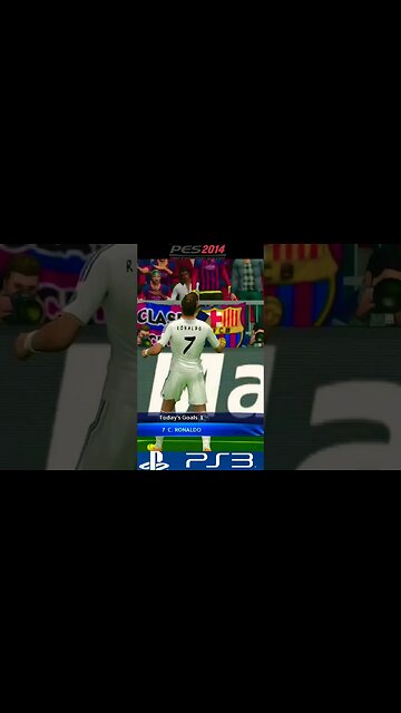 Cristiano Ronaldo Goal & Celebration- PES 2014 PS3 #shorts