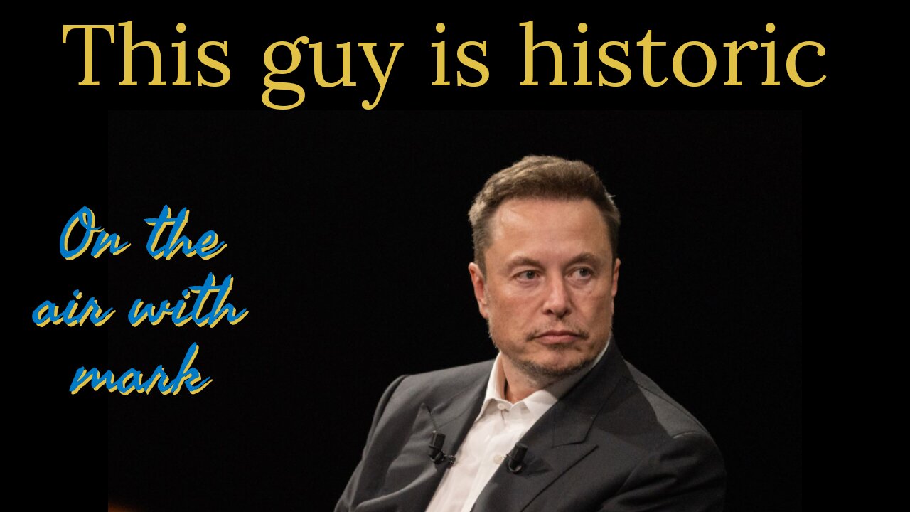 Elon musk is single handedly saving society
