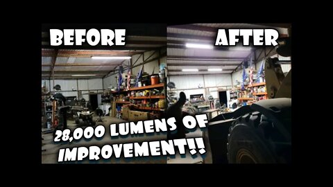 Home Depot Shop Lights. Huge Upgrade To The Shop!!!!
