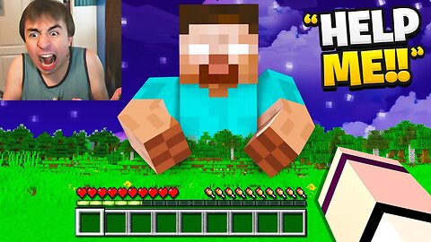I Secretly Became GIANT Herobrine!