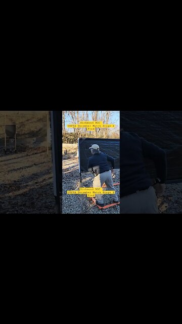Richmond BGC #uspsa December match Stage 2 Fred #unloadshowclear #idpa