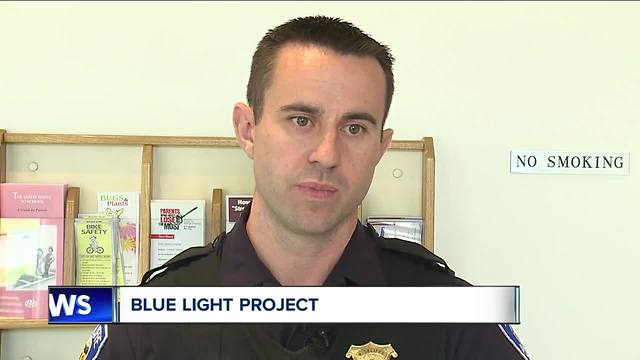 Blue Light Project honors fallen heroes