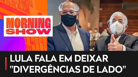 Lula diz que não vê problema em ter Alckmin como vice