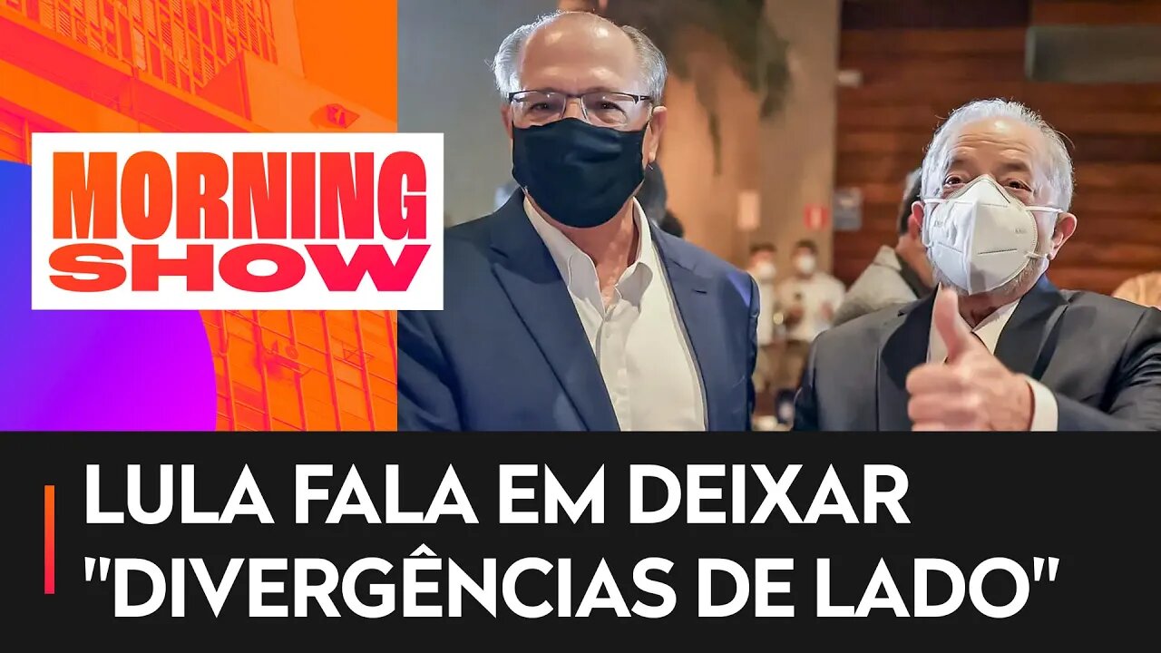 Lula diz que não vê problema em ter Alckmin como vice