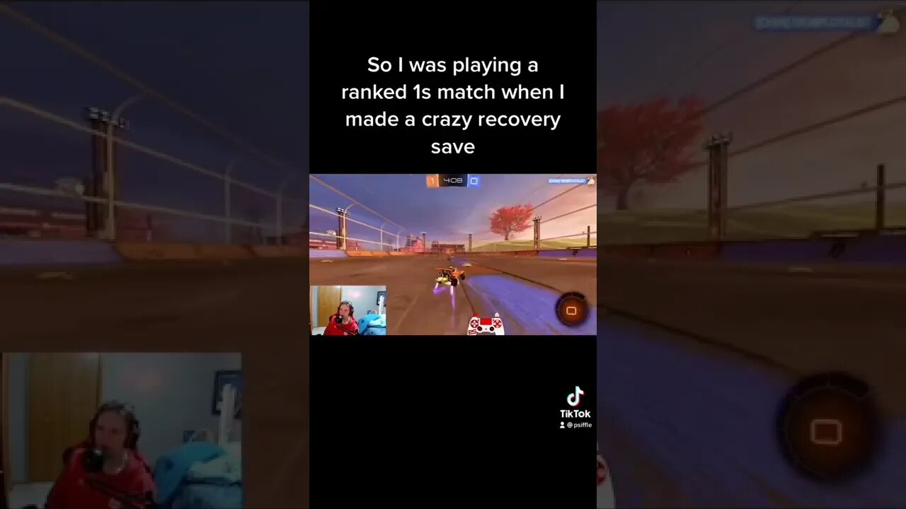 No way I saved this🤯 #rocketleague #shorts