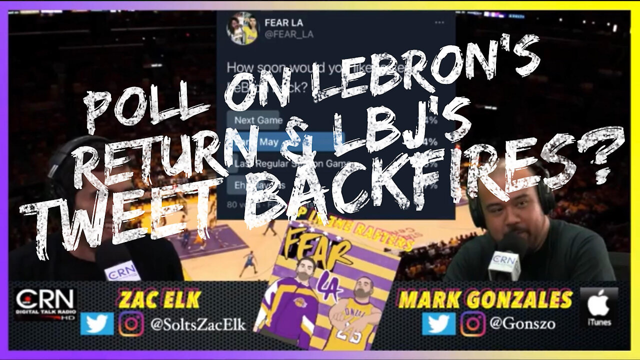 Fan Poll on LeBron's Return + LBJ's Police Tweet Backfires? | Up in the Rafters | April 27, 2021