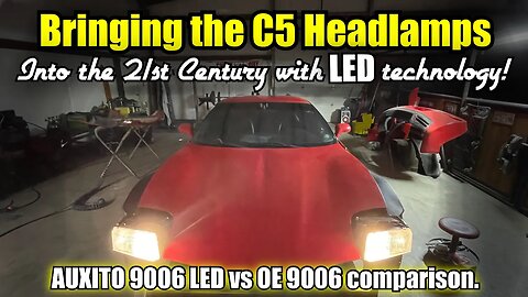 C5 corvette FRC, bringing the headlights in to the 21st Century with LED lighting.