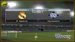 PES 05 #01 LIGA INTERNACIONAL REAL MADRI X HANSEATEN Hamburg SV #semedissaum #pes05 #games