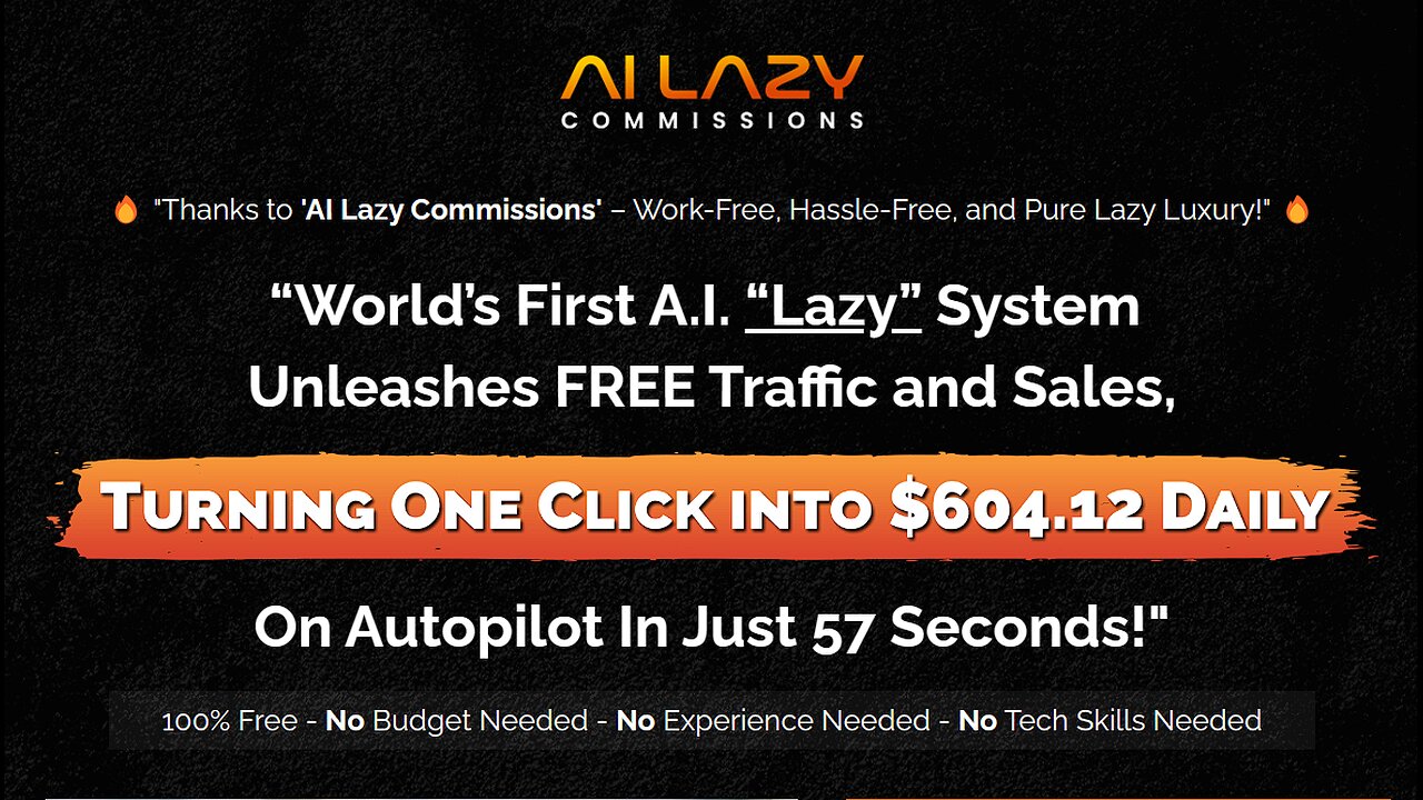 Ai Lazy Commissions Review | Unleashes FREE Traffic and Sales