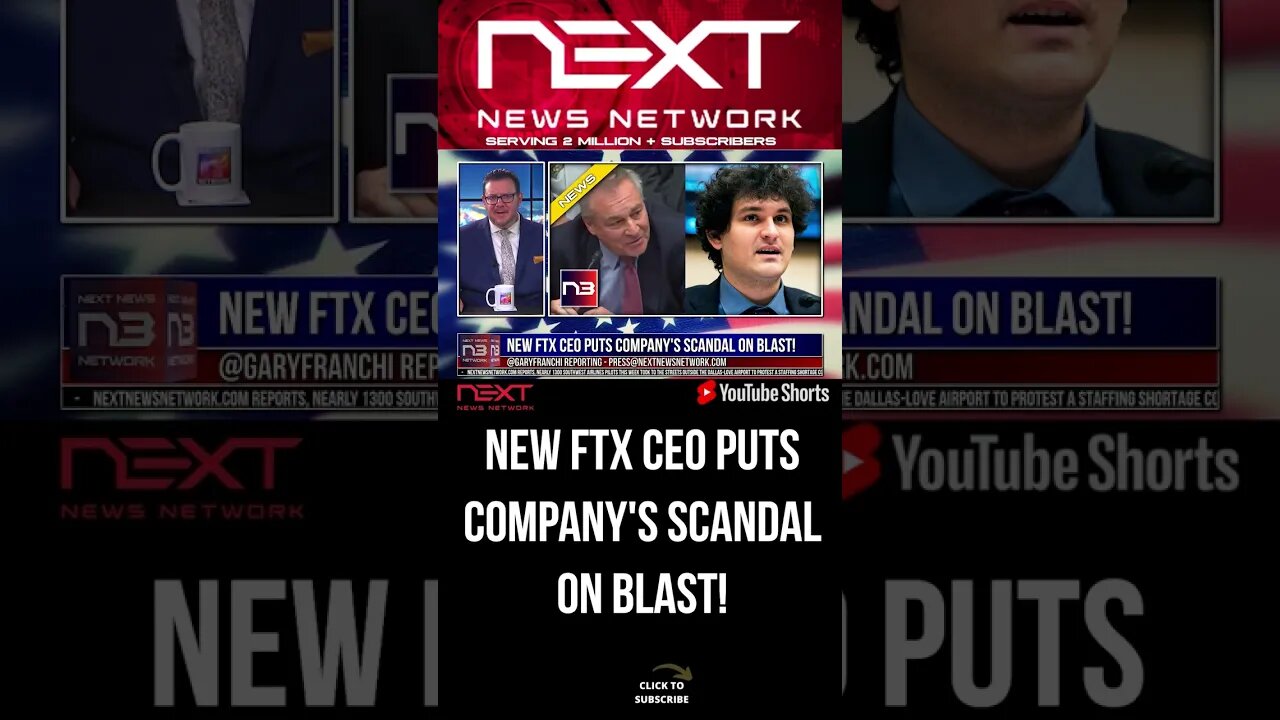 New FTX CEO Puts Company's Scandal On BLAST! #shorts