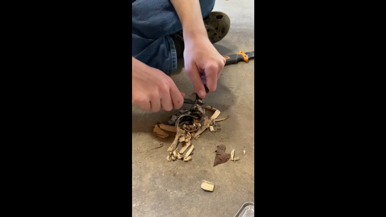 learning to start a fire
