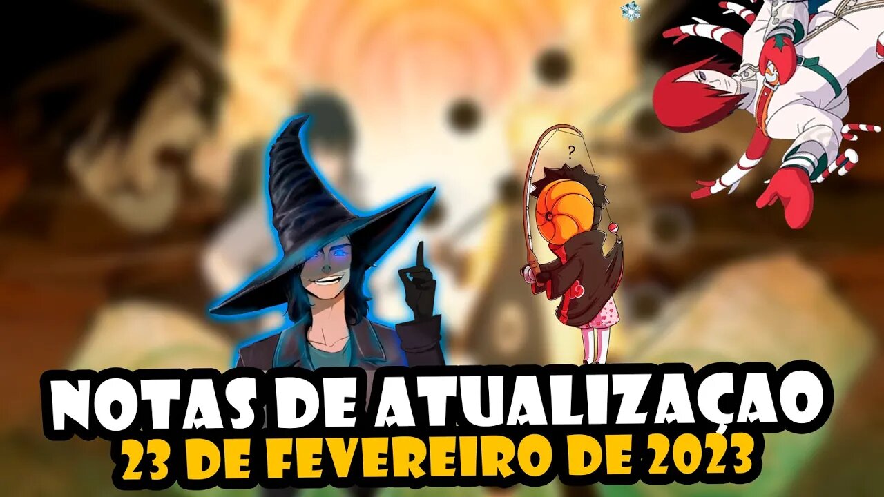 Notas de atualização 23 de Fevereiro de 2023 - Naruto Online #narutoonline #narutoonlinemobile