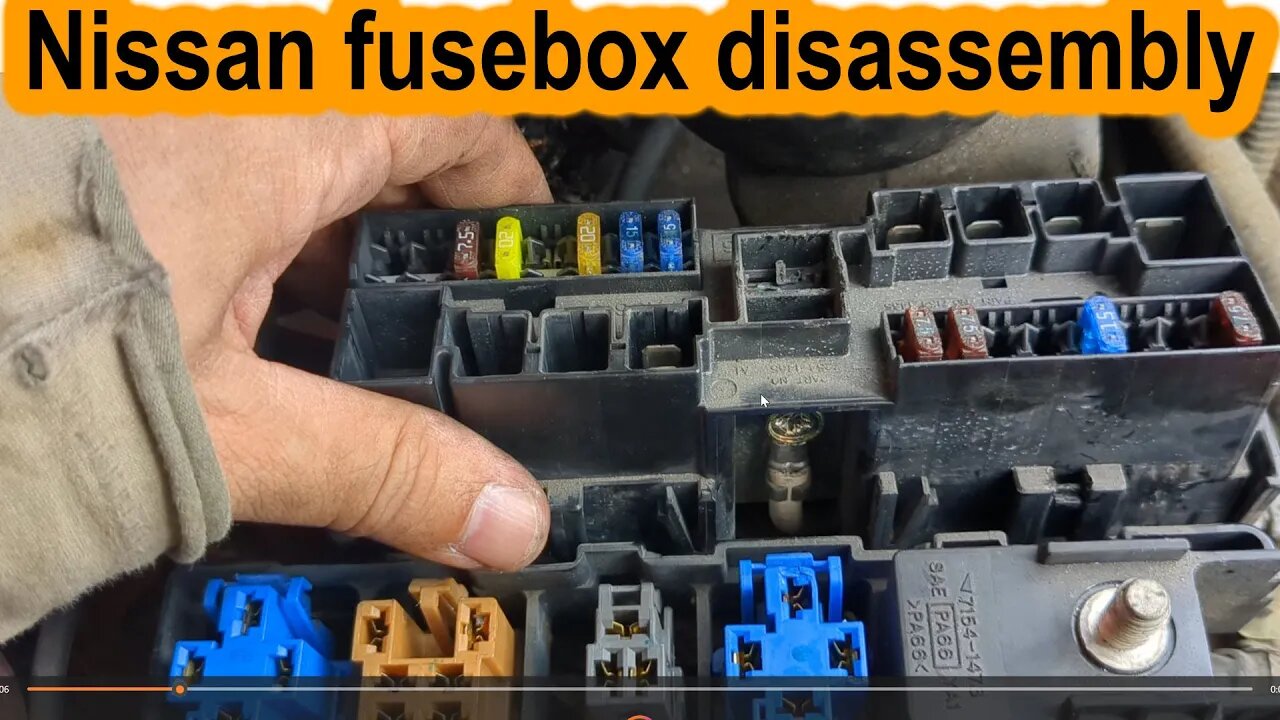 Nissan fusebox release