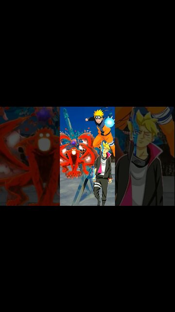 WHO IS STRONGEST?? Kurama VS Naruto & Boruto.#shorts