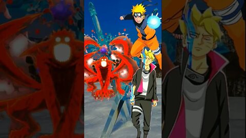 WHO IS STRONGEST?? Kurama VS Naruto & Boruto.#shorts