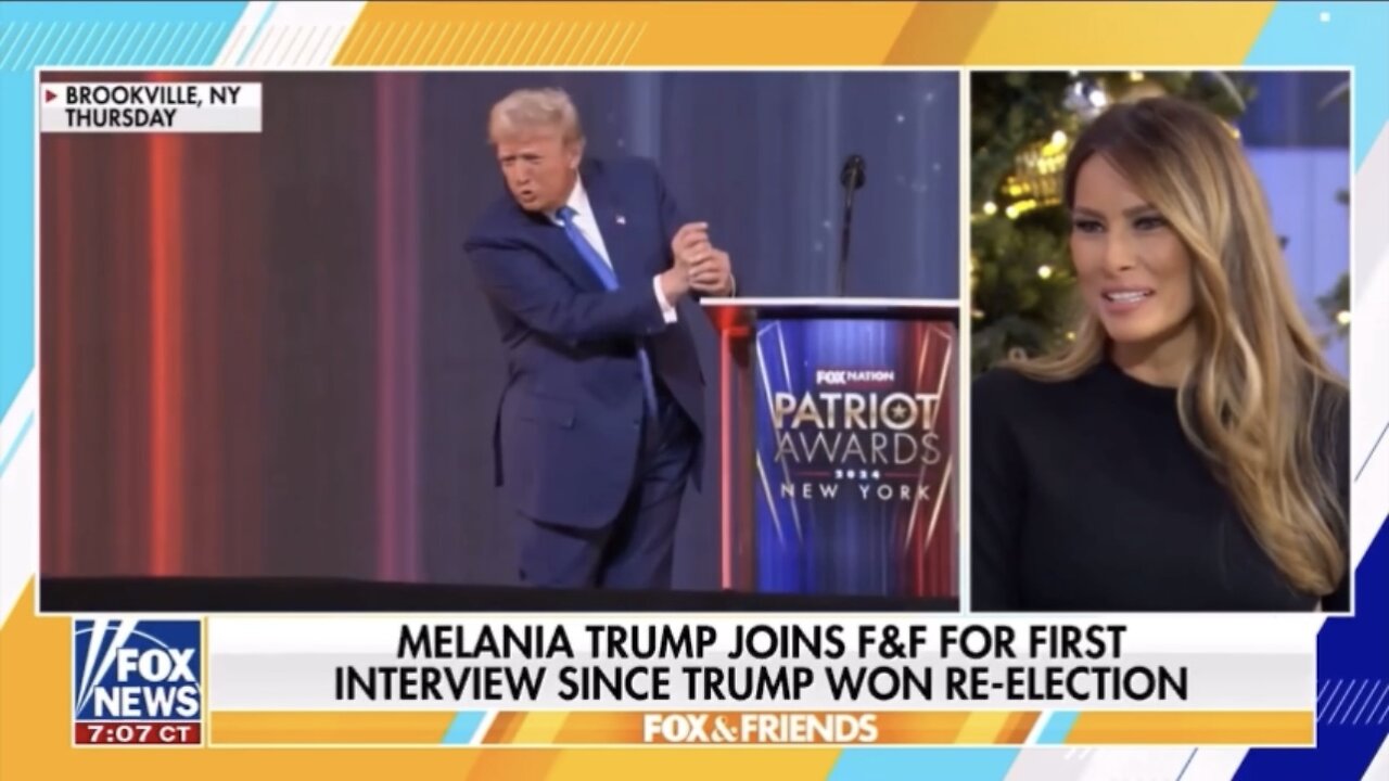 Melania Trump talks President Trump’s dance moves (12/06/24)