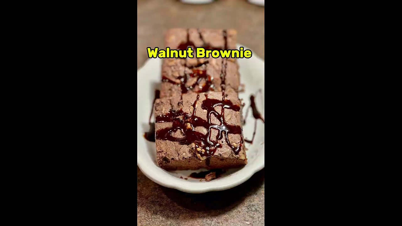 quick and easy walnut brownie recipe