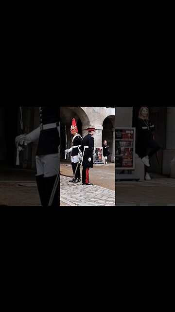 The kings guard is in the wrong place #horseguardsparade