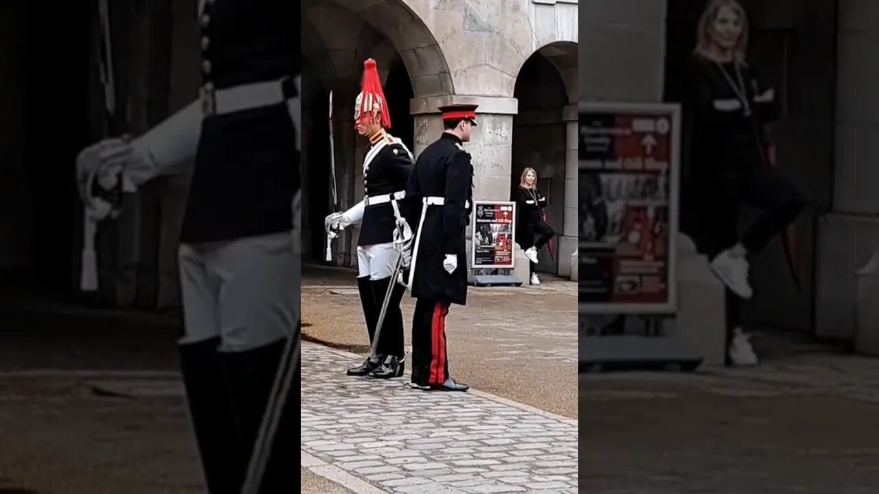 The kings guard is in the wrong place #horseguardsparade