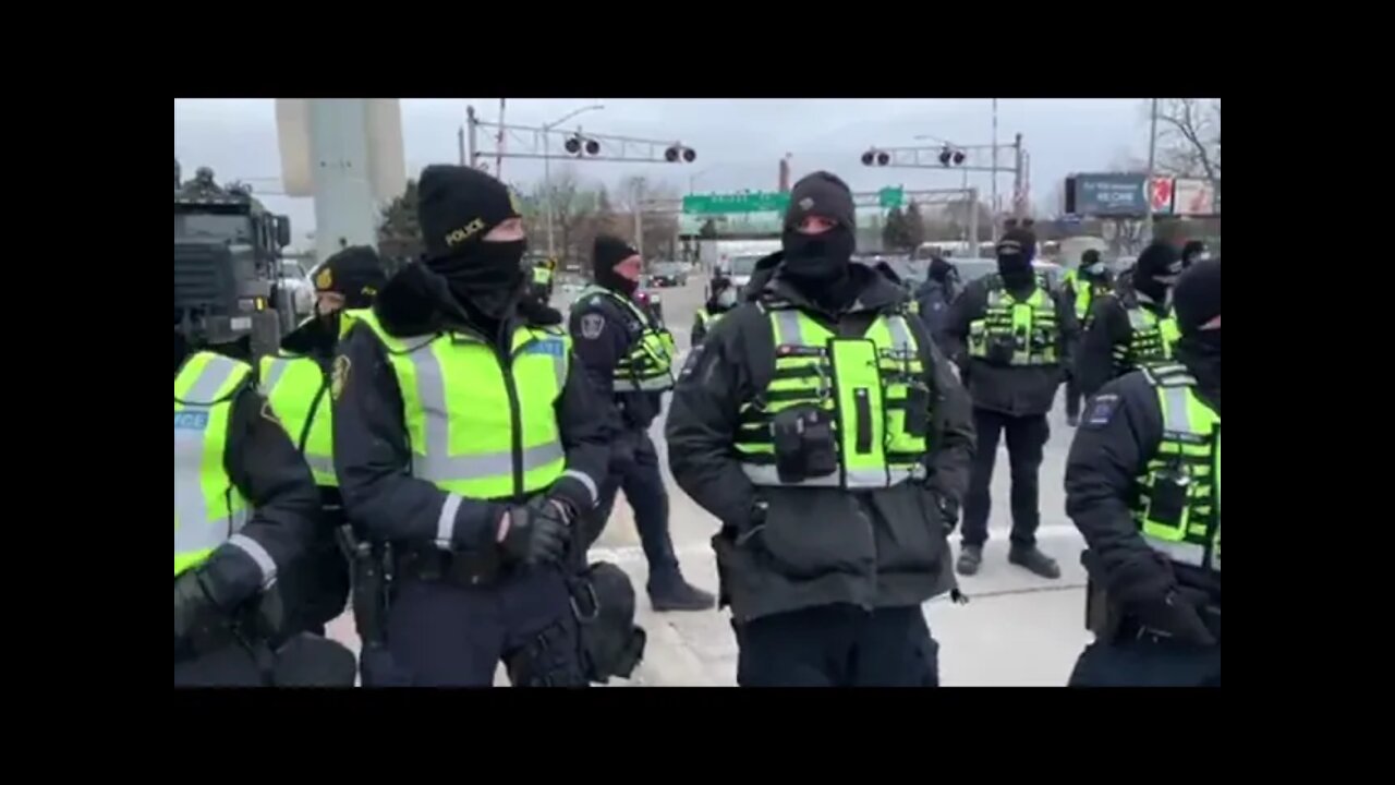 POLICE FINAL WARNING - Ambassador Bridge (HOLD THE LINE)