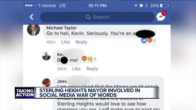 Facebook battle between metro Detroit mayor and vocal critic gets ugly