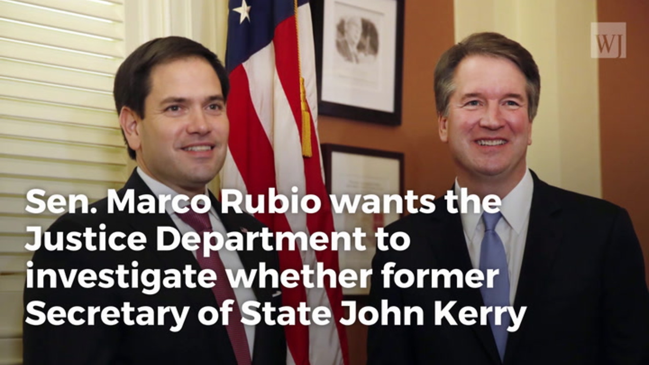 Rubio Unloads On Kerry Over Meeting With Iranian Officials, Demands Answers From Doj