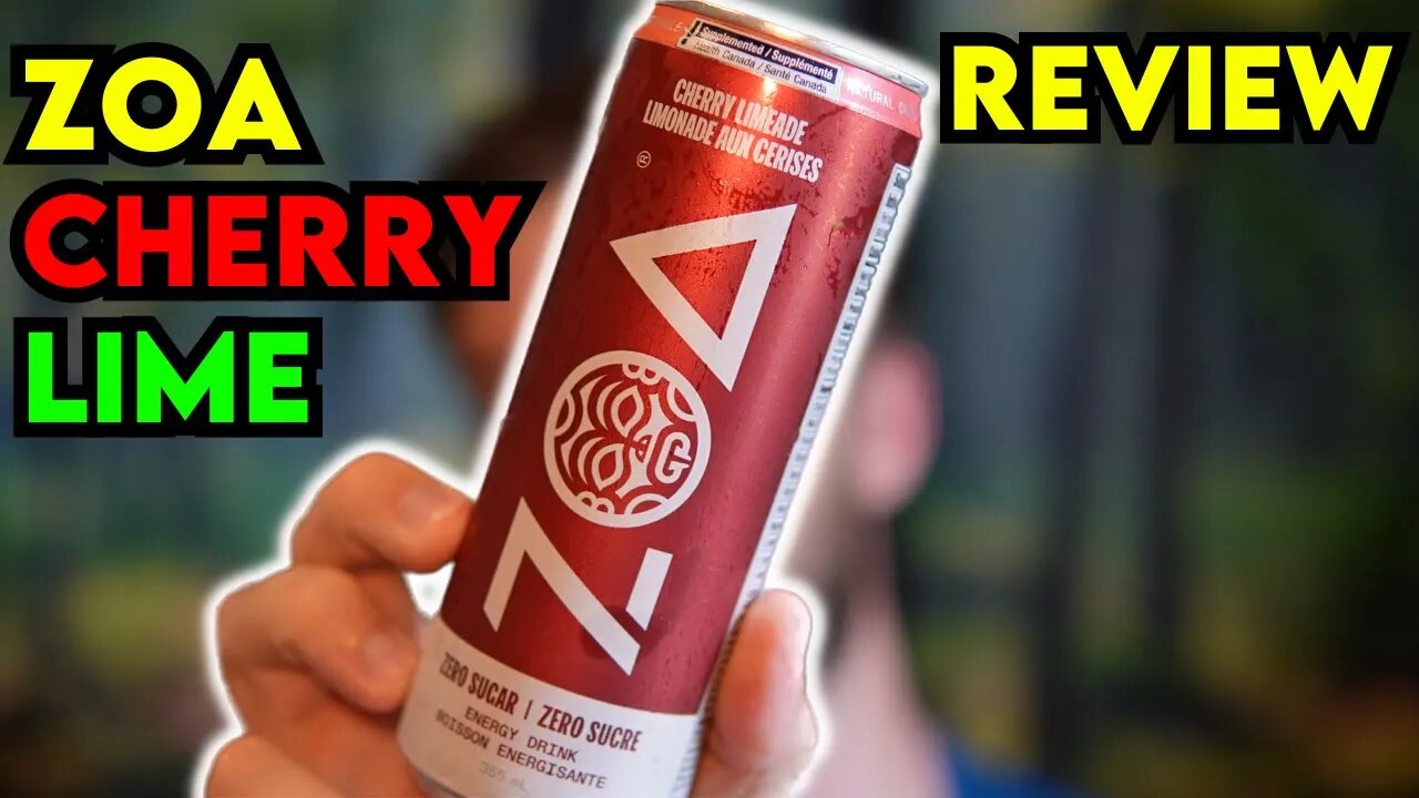 ZOA Cherry Limeade Energy Drink Review