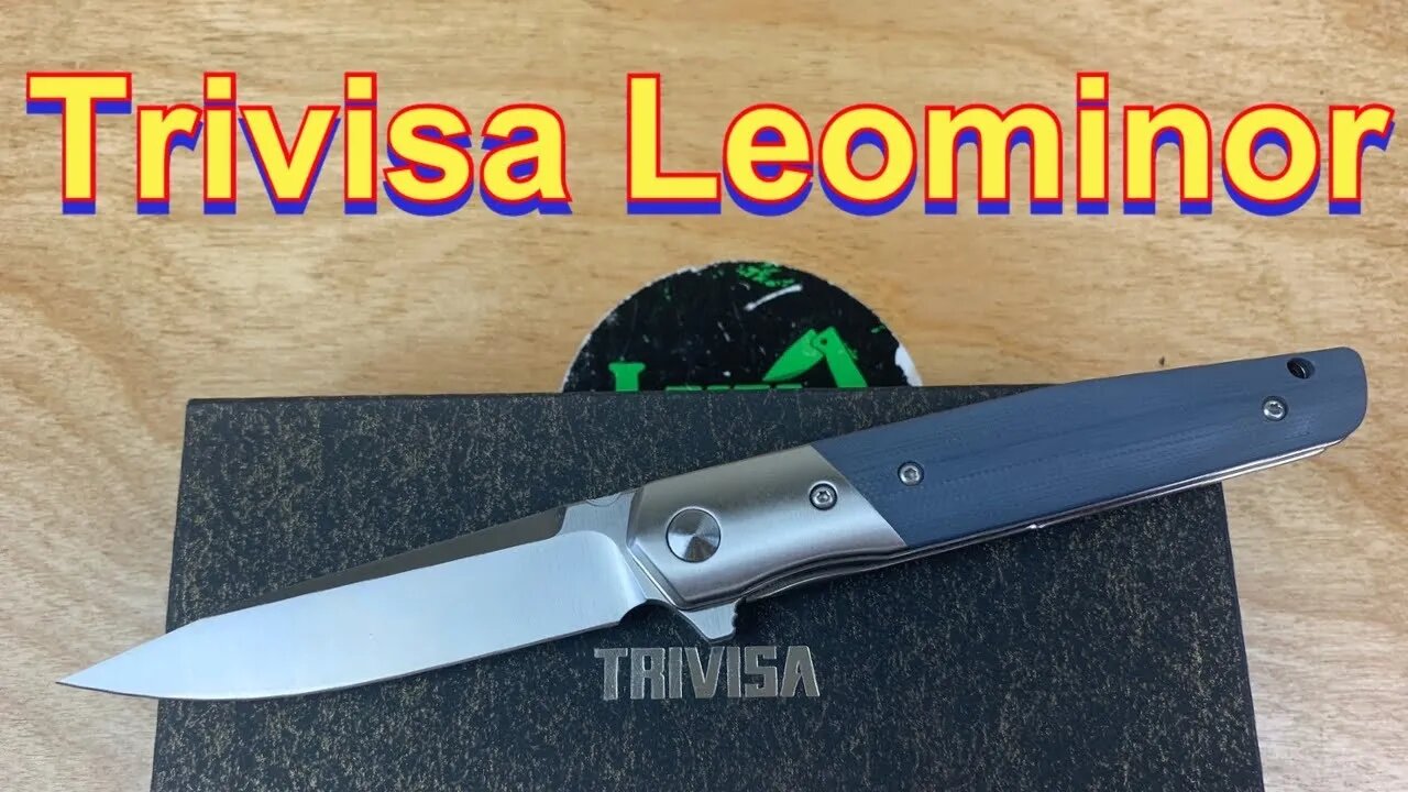 Trivisa Leominor liner lock flipper knife Another Amazon knife with potential ?