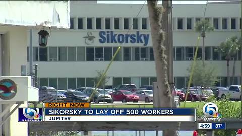 Sikorsky to lay off 500 workers