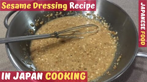 Japanese Cooking | BEST EVER Sesame Dressing Recipe!