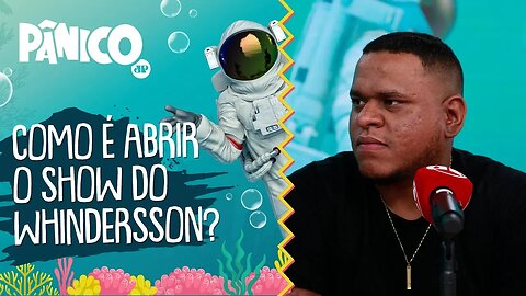 Robson Sousa diz como é abrir o show de Whindersson