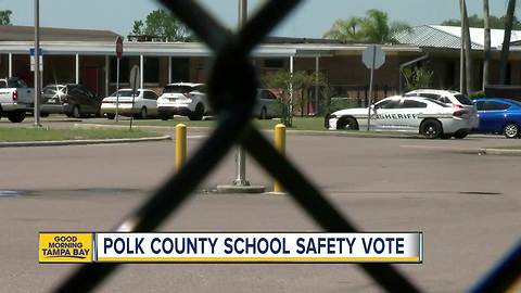 Polk schools may vote on using armed guards