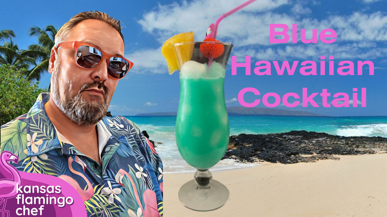 How to make a Blue Hawaiian Cocktail