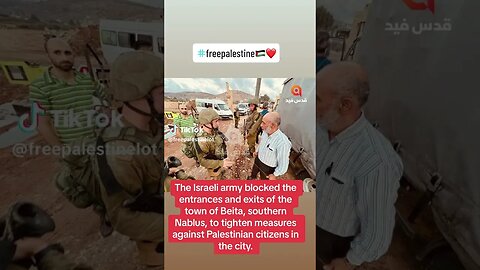 #Brutal #apartheid #Nablus #WestBank #FreePalestine #election2024 #Biden