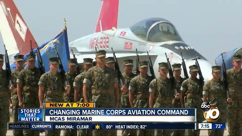 MCAS change of command